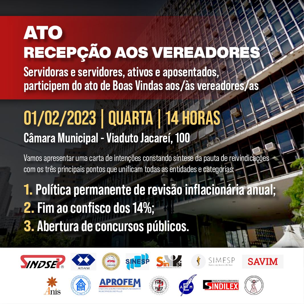 You are currently viewing ATO – RECEPÇÃO AOS VEREADORES