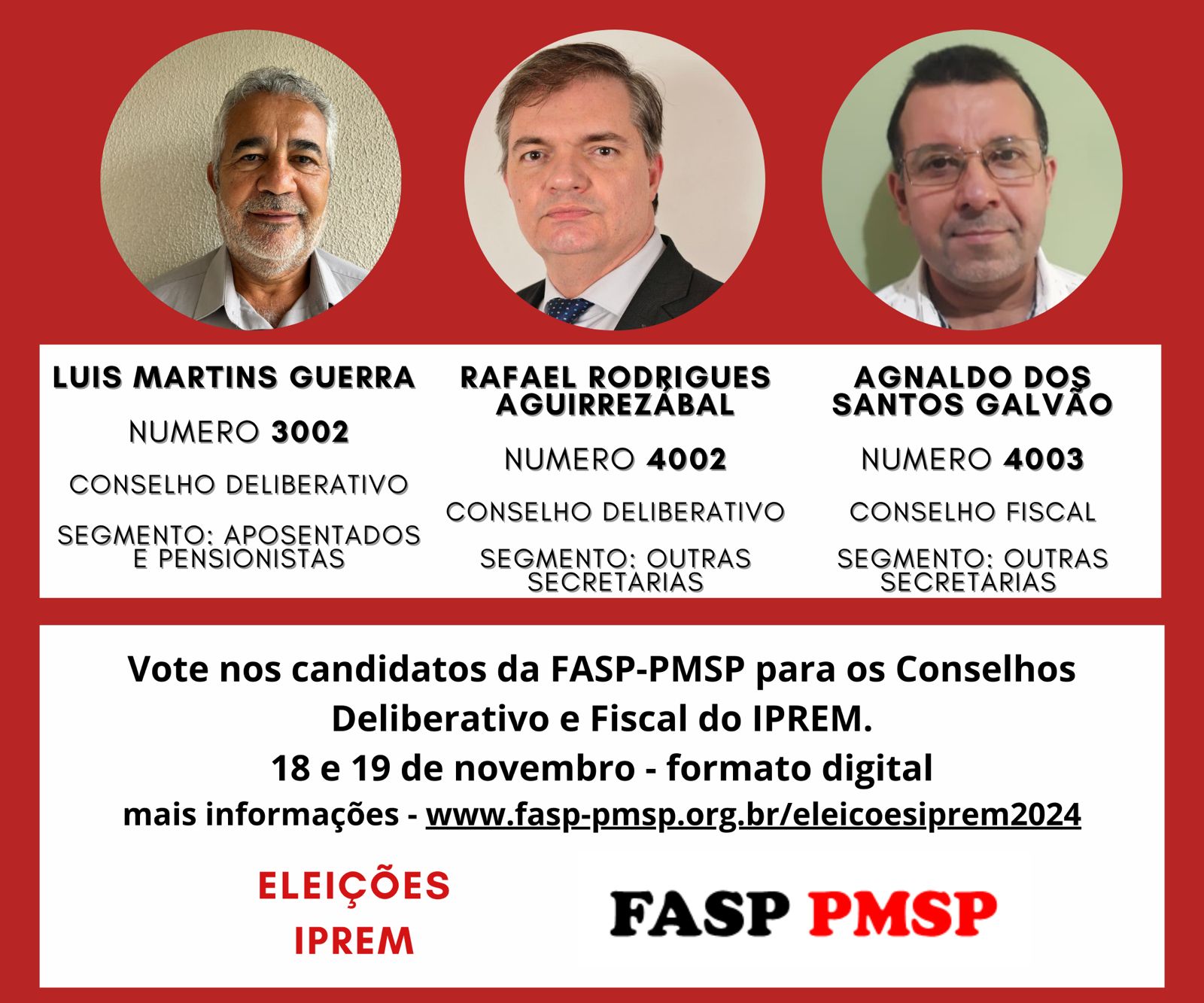 Protegido: ELEIÇÕES PARA CONSELHEIROS DO IPREM – PARTICIPEM! 18 E 19 DE NOVEMBRO – FORMATO DIGITAL